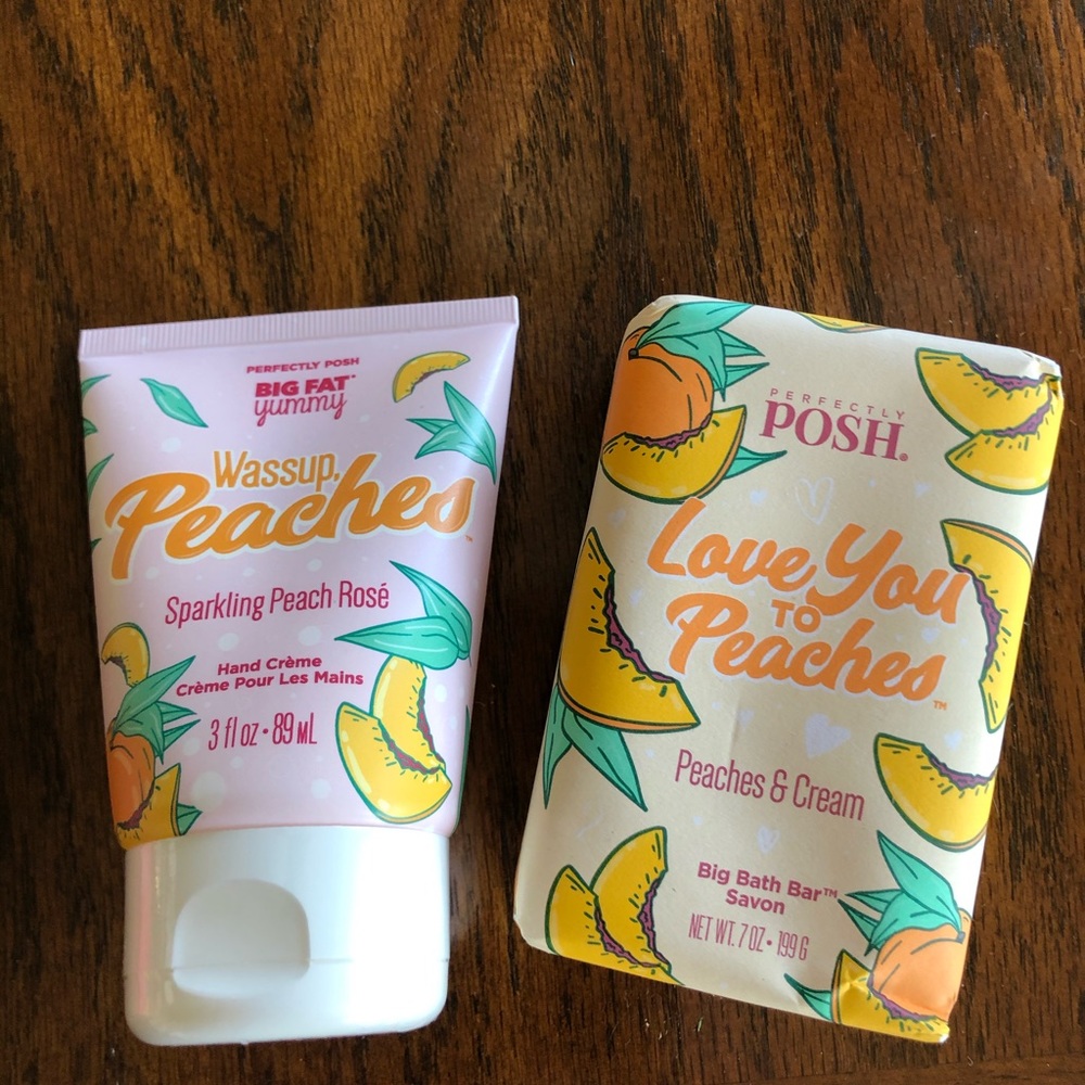 Love you to Peaches & wassup peaches set